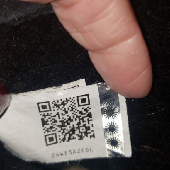 UGG Australia Jade 1008717 Black Suede Wedge Heel Booties Boots Women's sz 9 - Picture 6 of 6